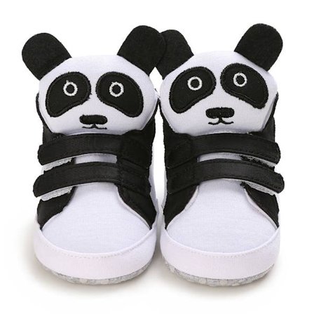 Baby Pojkar Snörskor Första Steg Promenadskor Halkfri Mjuk Sula för Bebis