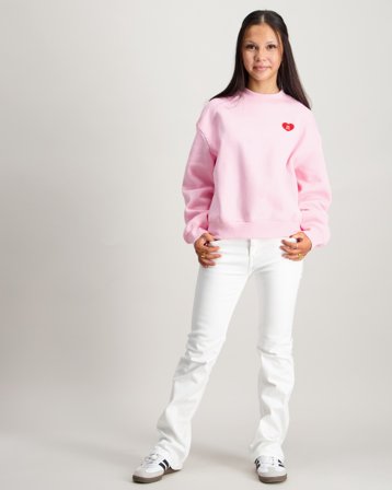 Calvin Klein FLARE WHITE Multi Jeans Tjej - Kids Brand Store