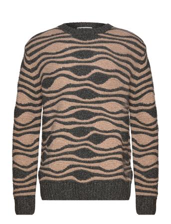 Esasil Ls Crewneck Knit M Enkel Studio Grey