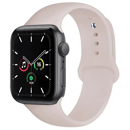 Original Silikonarmband för Apple Watch Band 44mm 38-40 42-46 41-45 46MM 49 mm Armband iwatch Serie 10 9 7 4 5 6 8 SE Ultra 2 3