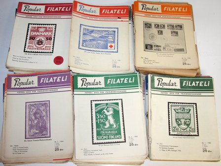 Danmark ca. 1941-1944 - Kasse med Populær Filateli