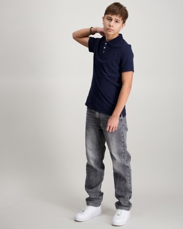 Zeke Essential Pike Blå Poloshirts Dreng - Kids Brand Store