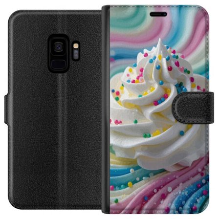 Kompatibelt Plånboksfodral till Samsung Samsung Galaxy S9 Glasstwist