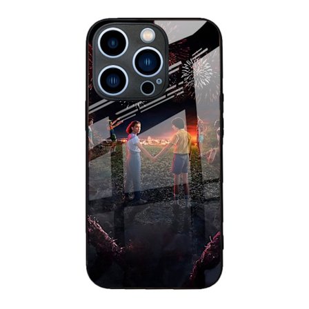 Passer for Apple glass telefondeksler med Stranger Things anime