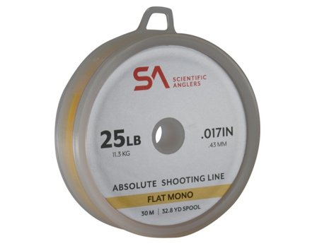 SA Absolute Shooting Line Flat Mono 30m 25lb Yellow