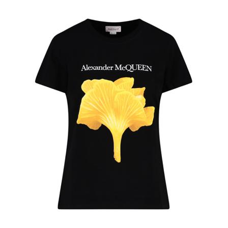 Alexander McQueen T-Shirts Sort, Dame