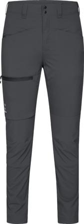 Haglöfs Women's Lite Slim Pant Women hiking trousers Grey 38 Regular