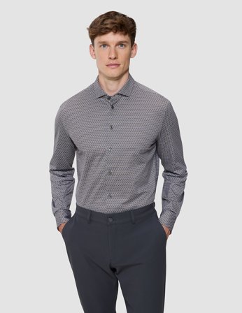 Shaping New Tomorrow - Classic Shirt - Snowdrop Flowers - Slim Fit - Herren - Größe L