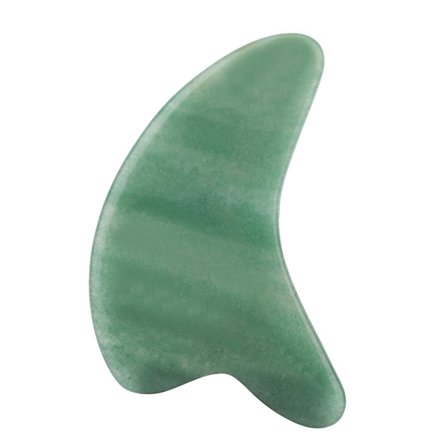 Naturlig Delfin-formet Grøn Aventurin Skrabeplade Sundhedsbehandling Pleje Massage