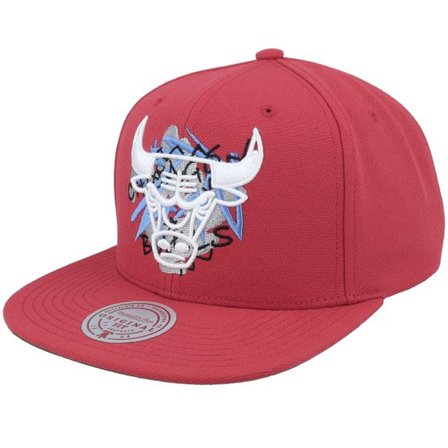 Mitchell & Ness - NBA Röd snapback Keps - Chicago Bulls Fruit Loops Red Snapback @ Hatstore