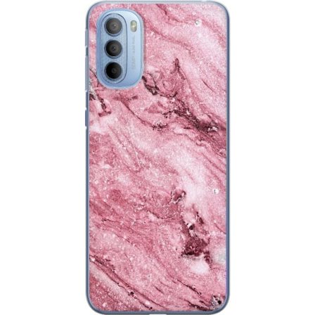 Yhteensopiva Puhelinkuori Motorola Moto G31 Glitteri Marmori