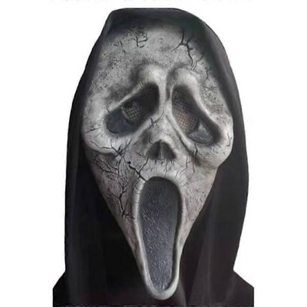 Skrikmaske Ghostface Morsom Kostyme Halloween Festmasker Skummel Cosplay Kostyme