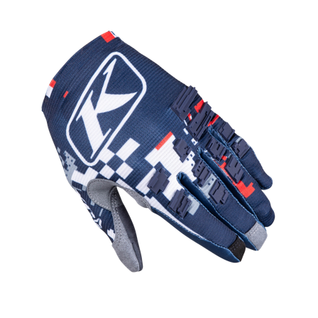 Guanti Cross Klim XC Lite Digital Chaos Rosso S (8)