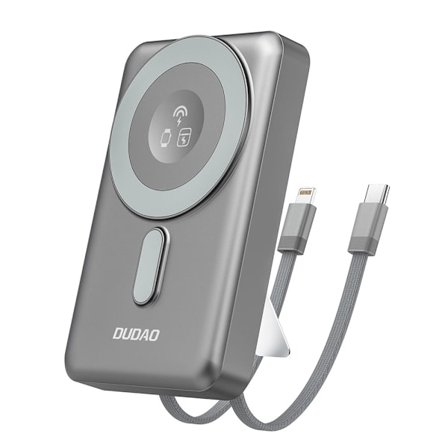 Dudao Powerbank 10000 mAh PD 20W med MagSafe, stander og indbyg