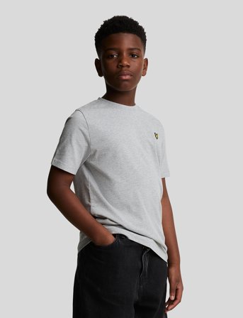 Lyle & Scott Plain T-Shirt - Grey - 140-146