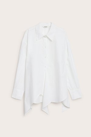 Kappahl | Skjorte med knyting | Hvit