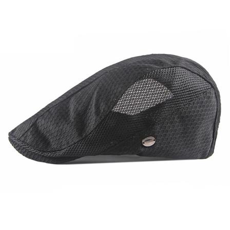 Barettihattu 2022 Kevät Kesä Auringonsuoja Auringonsuoja Hollow Mesh muoti Hengittävä cap Black Adjustable
