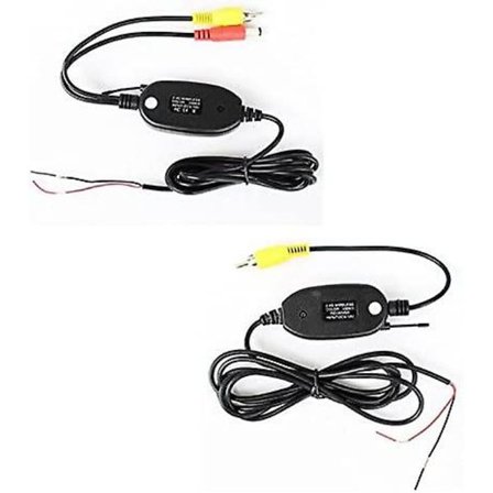 2,4 GHz trådløs videosender modtager kit til RCA bil bakkamera skærm modtager Cam DVD GPS bilradio afspiller adapter