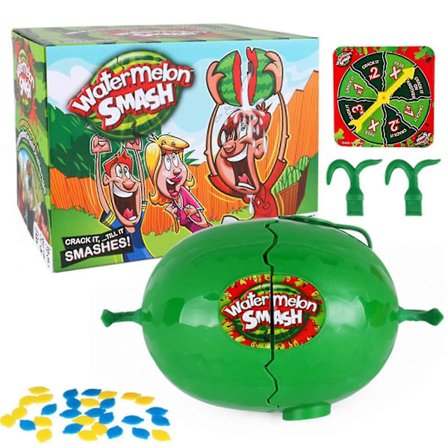 Vattenmelon-Spänningsspel, Vattenmelonen Sprucker Och Du Förlorar