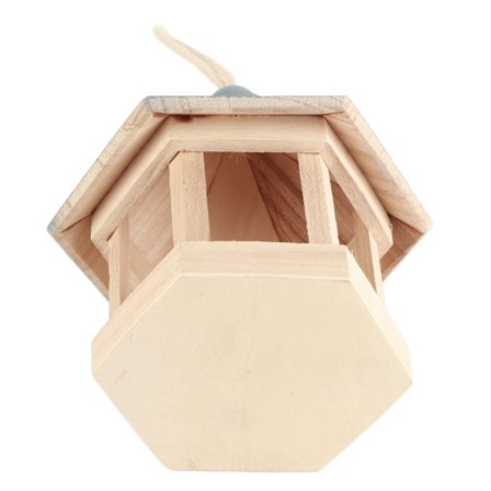 Wooden Bird Feeder for Small Birds, Satisfaction Guarantee Rustic Charm, Decorate Your Outdoor Area With A Touch Of Nature, 1 Pcs