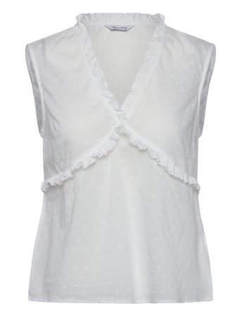 Bubbleroom | Cotton Dobby Dot Blouse | 36-38