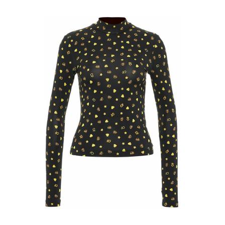 Chiara Ferragni Collection, t-shirt 73Cbh 650 Js 133 22 Bruin, Dames, Maat:S,print
