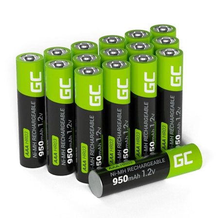 Green Cell 4x AAA HR03 950mAh Rechargeable Battery Pack
