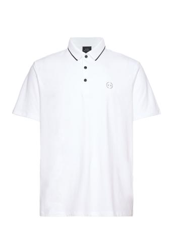 Polo Polos Short-sleeved Hvit Armani Exchange*Betinget Tilbud