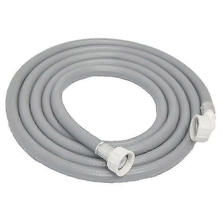 Vatteninloppsslang för tvättmaskin, diskmaskin, 1,5 m grå tvättmaskinsinloppsslang tvättmaskinsslang