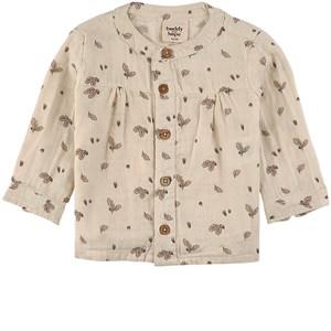 Buddy & Hope Acorn GOTS Muslin Shirt - Tops - 86/92 cm - Cream