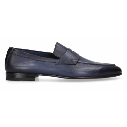Santoni, Loafers Niebieski, Mężczyzna, Rozmiar: 41 EU