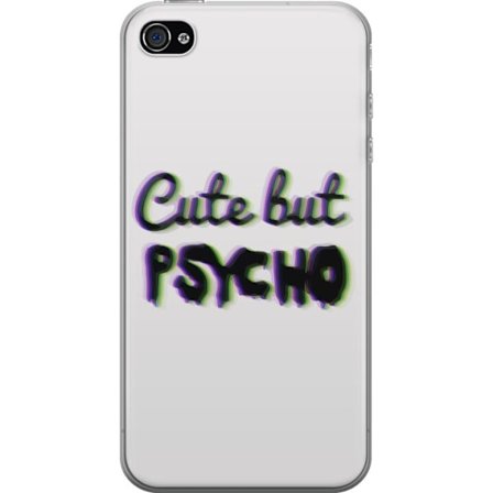 Kompatibel Mobilcover til Apple iPhone 4s Rainbow-farvet legetøjsfigur med et glad ansigt og farverige cirkler i en legesyg studieillustration