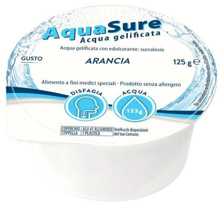 AquaSure Acqua Gel Gelificata Per Disfagia Gelatina Al Gusto