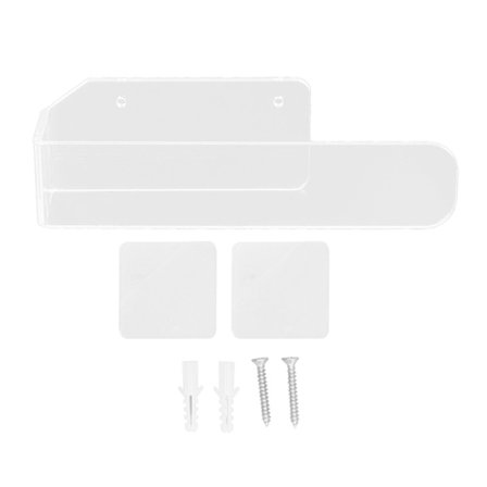 Håndkleholder Akryl Moderne Selvklebende Veggmontert Håndklestang Henger for Baderom Kjøkken Toalett Transparent