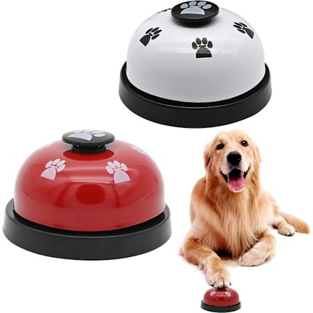 2 stk. Pet Træningsklokker, Dørklokker og Trykklokker, Pet Dørklokker Hund Potte Toilet Træningsklokke, Hvalpeklokker til Potte, Kommunikationsenhed