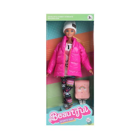 Barbie Dockkläder Set i Ask - Klänning Upp Flickan Prinsessa Leksak