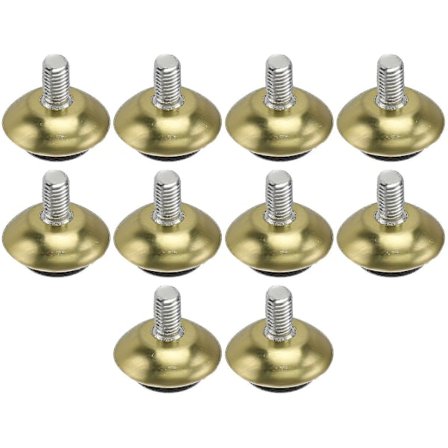 10 st möbel M6 fotdyna justerbar M6 möbelfot M6 möbelutjämningsben för butiksstol