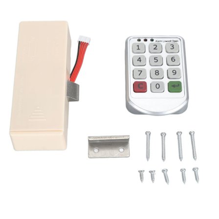 Digital Elektronisk Kodet Lås Nøkkelfri Adgangskap Passordlås Tastaturlås for Garderobe Skoskap Nattbord