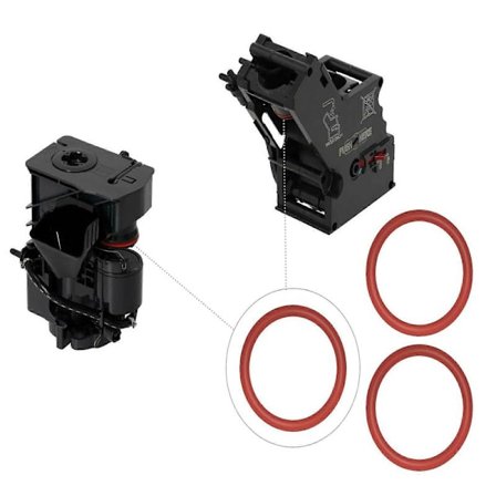 3 x O-ring Egnet til Siemens EQ-serien EQ3 EQ5 EQ6 EQ7 EQ8 EQ9 Bryggegruppe Varme Tætningsvedligeholdelsessæt Plejesæt