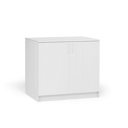 Büroschrank THEO, 900 x 1000 x 470 mm, weiß