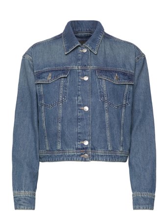 C_Trucker Jacket 1.0 Blue BOSS