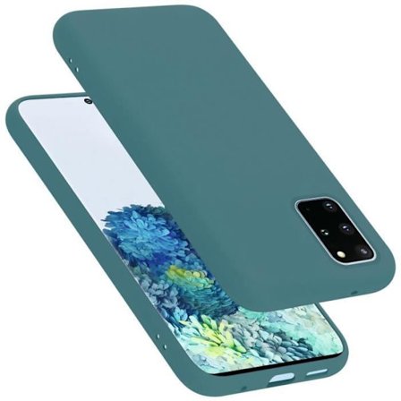 Coque för Samsung Galaxy S20 PLUS Fodral i LIQUID GREEN Etui Case Cover Skydd i Silicon TPU mobiltelefon