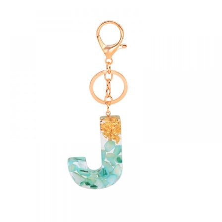 Dam nyckelring med stor bokstav, bokstavsnyckelring