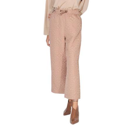 White Sand, Wide Trousers Beige, Dames, Maat:S