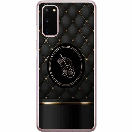 Samsung Galaxy S20 Genomskinligt Skal Luxury Unicorn