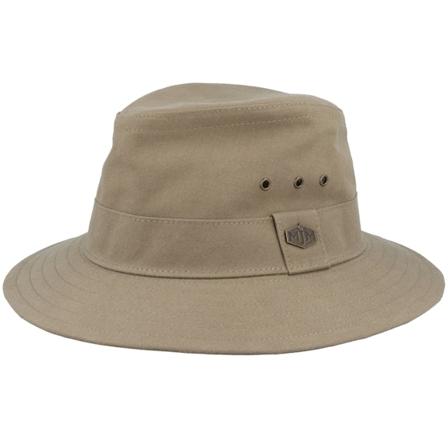 MJM Hats - Assen Washed Cotton Olive Traveller Traveler Beige Hat - @ Hatstore