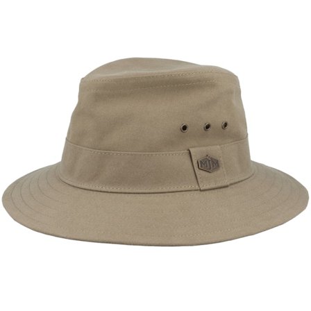 MJM Hats - Beige traveler Chapeau - Assen Washed Cotton Olive Traveller @ Hatstore