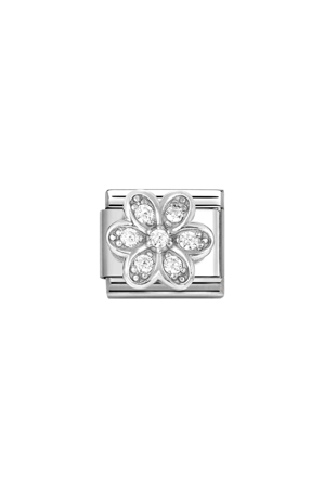 Symbols 925 Sterling Silver Rich White Daisy
