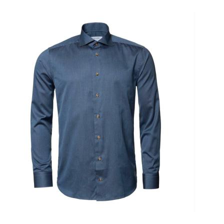 Eton Casual Shirts , Blauw , Heren , Maat: 3XL