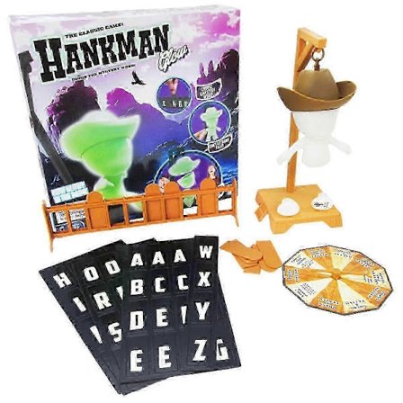 Cowboy Magnetisk Hänga Gubbe Brädspel, ett Roligt Rese-Stortlek Mysterieord Gissningsspel för Barn och Familj.